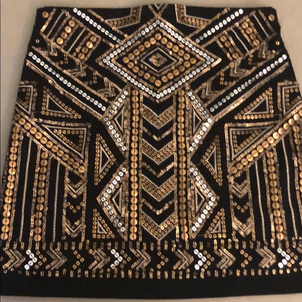 Gorgeous Beaded Express Bodycon Skirt